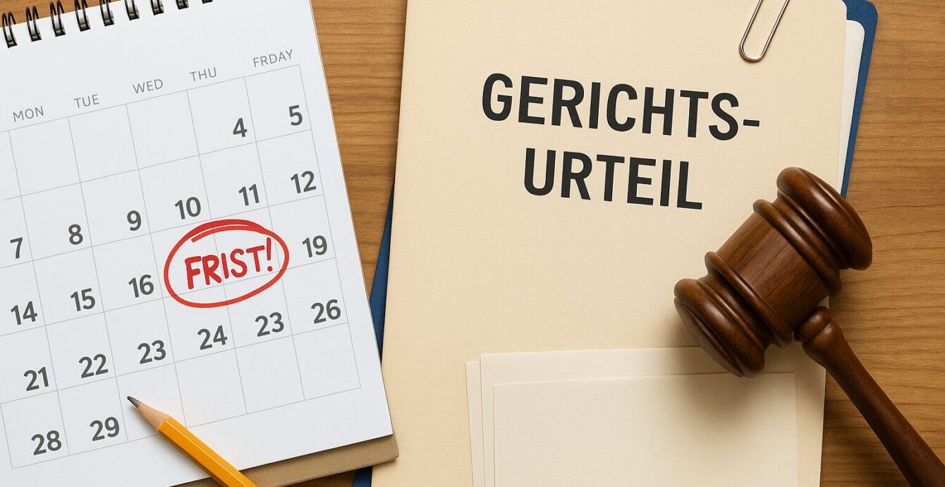 Fristen bei Gerichtsurteilen