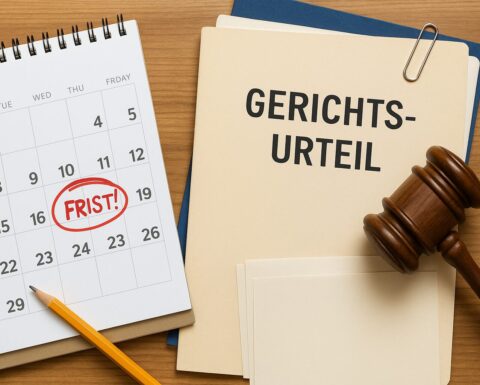 Fristen bei Gerichtsurteilen